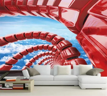 beibehang Vlastnú tapetu nástenná maľba high-end moderné módne 3D TV geometrické pozadie stene obývacej izby, spálne, dekorácie, maliarstvo,