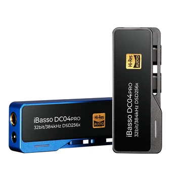 iBasso DC04 Pro Dekódovanie Slúchadlá Zosilňovač Typu C Na 3,5 mm Dual CS43131 DAC pre Android Telefónu Lossless Audio Dekódovanie Drôt DC03