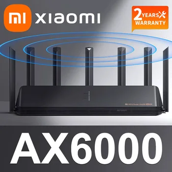 xiao AX6000 Wifi Router Signál Booster Repeater Rozšíriť Gigabit Zosilňovač Wifi 6 Nord Vpn Oka 5 ghz Wifi Router Pre smart Home