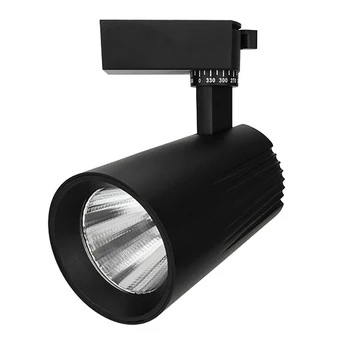 Čierna Trať Osvetlenie, LED Osvetľovacie Hlavy s Precízne Stupnice, Kompatibilné s Jeden Okruh H Track Light Rail